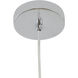 Canada 1 Light 6 inch Chrome Single Pendant Lighting Ceiling Light